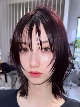 ウニュ(uninu)の写真/髪質や骨格を見極めたカット技術で、あなたの魅力を引き出すスタイルへ♪小顔に見えるスタイル創ります。