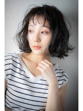 カバーヘア イヴ 戸頭店(COVER HAIR EVE) デザインカラー外ハネカール外国人風ウルフv戸頭20代30代40代