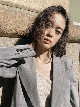 ラーナー(LONER) ウェーブヘア×ニュアンスパーマ【LONER神戸三宮】