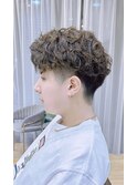 ツーブロック束感モテる髪型シークレットパーマ韓国マッシュ