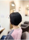 ショートボブ/ひし形ボブ/白髪染/ナチュラルカラー/30代40代50代