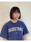 切りっぱなしボブ