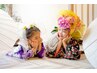 《一生思い出に残る七五三♪》3歳 着物レンタル＋着付け＋ヘアセット