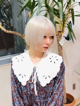 ヘアサロン アウラ(hair salon aura)の写真/あなたの骨格に似合わせた全方向美しい王道ショート【ショートヘア】［盛岡/菜園/岩手/ショート/ボブ］