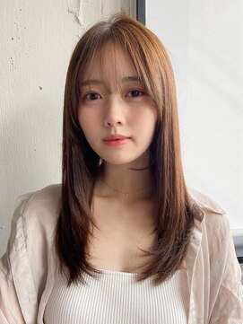 エトラ 渋谷店(etora) 小顔 フェミニンロング メルティーカラー 似合わせカット"