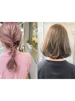 周りと差をつけたい方必見。年齢を問わないダメージレスなデザインカラーでオシャレを楽しむ＊【三軒茶屋】