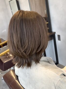 フィンチ(Finch) 【Finch高橋】大人ボブ/くびれミディアム/グレージュ