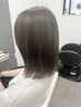カット＋ケアWカラー＋髪質改善トリートメント　￥19,470→￥17,490