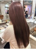 透明感カラー(ピンクベージュ) 【樋富】【now as. 明石駅3分】