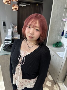 ジルバイジゼル(JILL by GiseL) aハイトーンホワイトミルクティーピンクケアブリーチ福岡天神