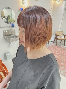 ヘアー アイス カンナ(HAIR ICI Canna) 切りっぱなしボブ/大人女子におすすめ/ミニボブ/束感カット