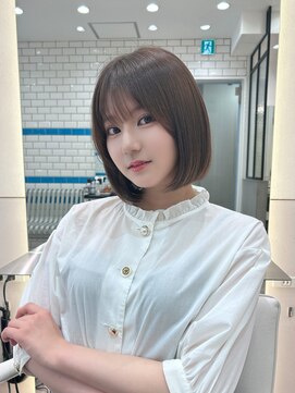 シー バイ ロンド 新宿(Sea by Lond) イメチェン×美髪[外ハネボブ/ボブ/グレージュ]