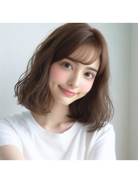 ヘアーズ ベリー 下白水店(hairs BERRY) ★くびれミディ韓国風ヘアレイヤーカットミディアムレイヤー