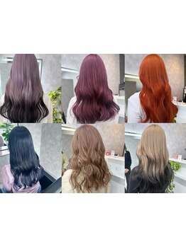 【高畑駅徒歩２分】ナチュラルからハイトーンカラーまで、理想の髪色を実現！オーガニックカラーも取扱い◎