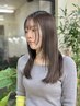カット＋前髪縮毛矯正 ￥12100