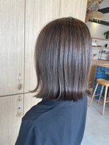 リエットヘアー 杢左店(Lie-et. hair)&nbsp;透明感ナチュラル外ハネボブ#ミディアムボブ#西尾市#秋