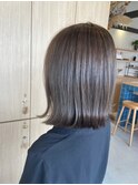 透明感ナチュラル外ハネボブ#ミディアムボブ#西尾市#秋