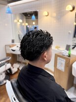 ゼロスバーバー(0's BARBER SHOP)&nbsp;短髪◎ツイスパフェード×スパイキーで爽やか