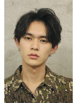 オーシャントーキョー ホワイト 原宿(OCEAN TOKYO WHITE) 緩めパーマニュアンスシースルーセンターパート