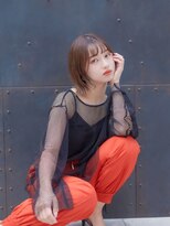 ラフィス ヘアー サニー 淡路店(La fith hair sunny)&nbsp;【La fith】きりっぱなしボブ×ショコラアッシュ