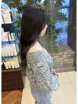 韓国風暗髪dark gray