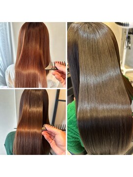 グロス(gloss) 箕面で縮毛矯正、髪質改善トリートメントならお任せください！