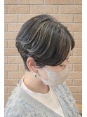 30代40代◎大人ハンサムショート×ハイライト春