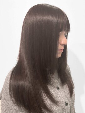 ルネラトーキョー(RUNERA TOKYO) ナチュラルロングレイヤーカットブラウン髪質改善トリートメント