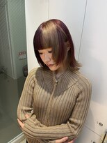 イヴ 原宿(I've)&nbsp;ヴァーガンディーレッド×ミルクティーベージュ