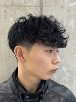 フィフスパーク(fifth PARK)&nbsp;渋谷スペインカールラルフカール刈り上げ高めツーブロックメンズ