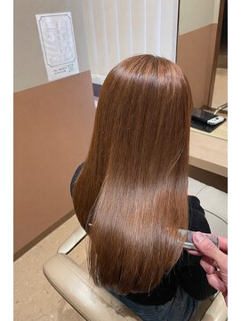 エレノア 静岡店(Eleanor) 艶髪!髪質改善酸熱トリートメント×ナチュラルブラウン 川名