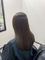 メノン 茨木店(Menon)&nbsp;透明感オリーブグレージュ×レイヤーカット