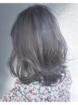 ヘアーアンドアトリエ マール(Hair&Atelier Marl)&nbsp;【Marlお客様スタイル】ハイライト入りネイビーカラー♪