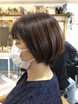 ロンドアベニール 北千住(Lond avenir) お手入れ簡単ボブスタイル☆ スタイリスト西田大樹