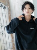 爽やかダークアッシュモテ髪ヘムライトウェーブI