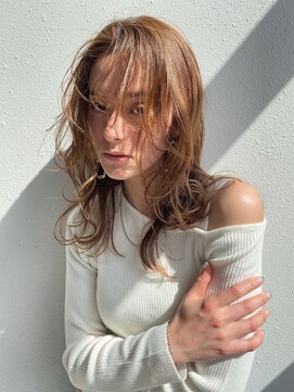 イキ 表参道(iki omotesando) ミディアムヘア/スラッシュ/グレージュカラー/デザインカラー