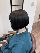 スペース 海浜幕張(spes)&nbsp;【海浜幕張で叶う髪質改善】スキンフェード×フラットボブ