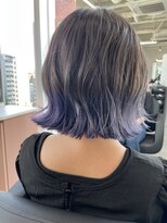 ジエクト カナウ(The Ect canow)&nbsp;裾ボブ/裾カラーボブ/ボブグラデーション／ブルーバイオレット
