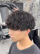 オーバルバイアピッシュ(OVARL by apish) 波巻きスパイラルパーマメンズツイストツイスパ縦落ち