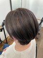 ナナ バイ ピケ(nana by pique)&nbsp;上品な白髪ぼかしハイライトで素敵な仕上がり♪