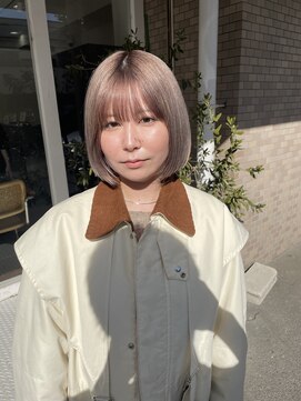 クラン バイ ナチュラル(clan by Natural) ホワイトベージュ/ハイトーンボブ/グレージュカラー