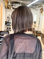 トト 船橋店(toto.)&nbsp;ハイライトカラー切りっぱなしボブ20代30代40代レイヤー[西船橋]