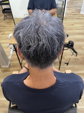 アフィネ ヘアライフデザイン(Affiner HAIR LIFE DESIGN) やる波巻き~シルバー~