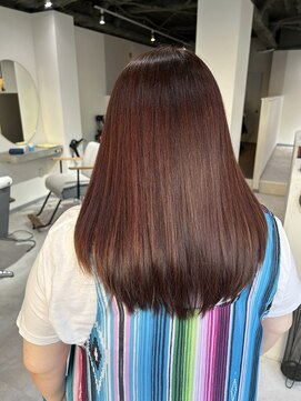 エルピス 中央林間店(elpis) 白髪があってもツヤツヤに！白髪ぼかし×髪質改善