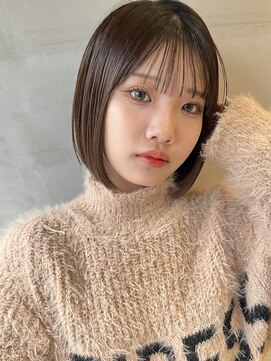 ロンドミラー 博多店(Lond Mirror) 10代20代切りっぱなしボブショートヘアくびれボブ天神大名