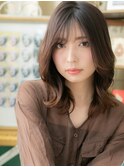 ■オンブレハッシュカットウルフくびれヘア302-3大宮20代30代