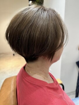 ティダスマイル 吉祥寺店(tida smile) ＊白髪ぼかしハイライト/お客様スタイル/くびれショート