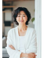 アヴァンス プロデュース バイ エガオ 大阪梅田店(AVANCE. PRODUCED by EGAO)&nbsp;50代パーマ【梅田40代50代髪型AVANCEby EGAO】白髪染め