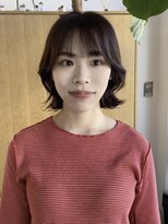 ミリ 奈良店(mm)&nbsp;くびれボブ/近鉄奈良/外はねボブ/学割/顔まわり/レイヤー/前髪