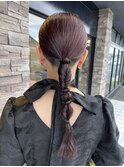 タイト編みおろし